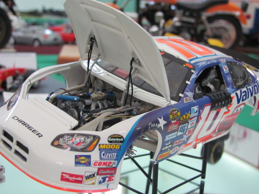Two NASCAR model kits